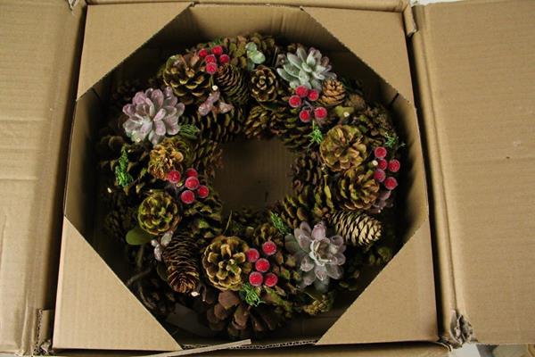 <h4>Wreath Christmas  Ø36cm 57896</h4>