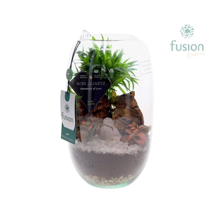 Green Bottle Isabella Medium Edelstenen met arrangement