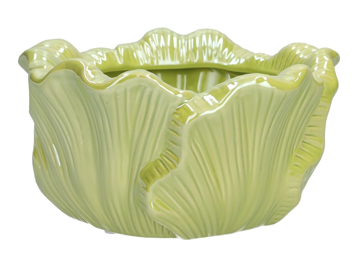 <h4>DF03-740101300 - Planter Blush d18.3xh9.5 green</h4>
