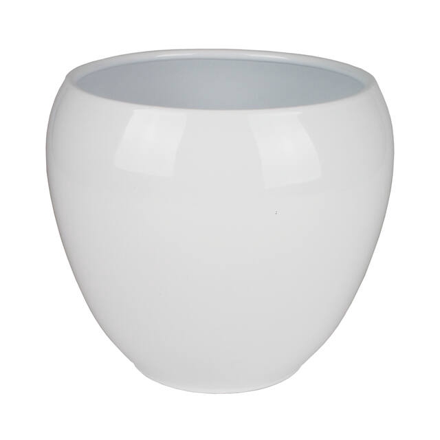 <h4>Pot Rian ceramic ES27xH24cm white</h4>