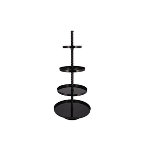 Storage Shelf Swirl Wild Black 56x56x125cm