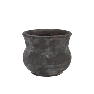 Gamla Grey Pot Flared 22x22x19cm