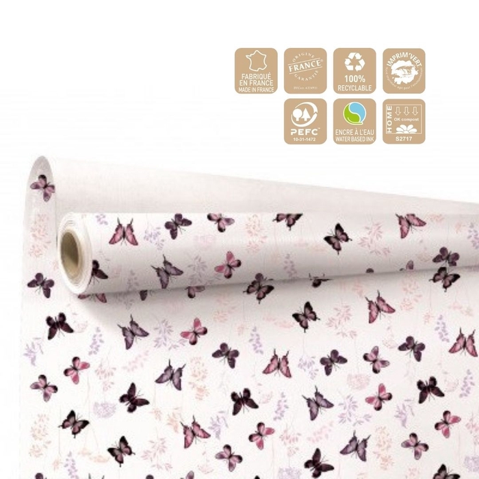 <h4>Papier Rol 80cm 40m Floraison</h4>