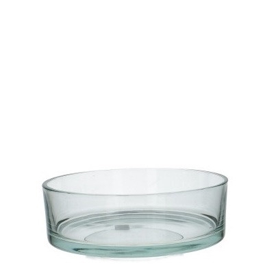 Glas Schaal d25*8cm