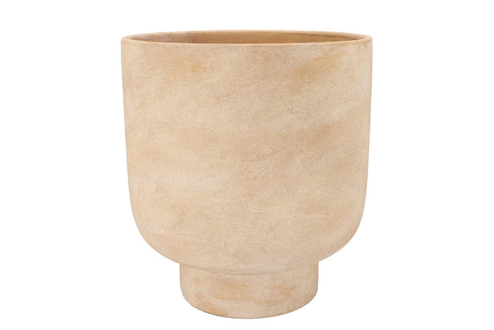 Florence Antique Gold Pot Round 28x28x31cm Nm