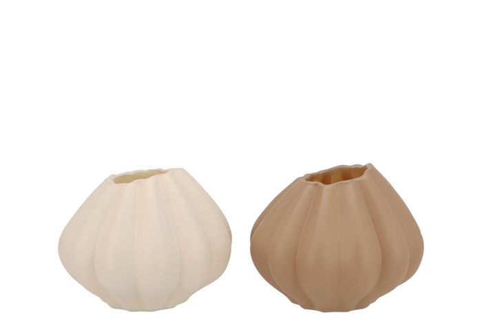 <h4>Luxx Natural Brown Mix Vase Wide Ass 15x12cm</h4>