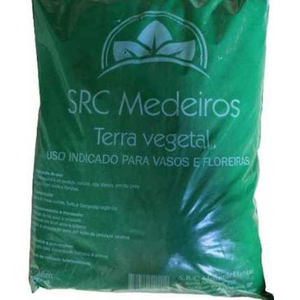 TERRA VEGETAL PARA VASO E FLOREIRA 25KG