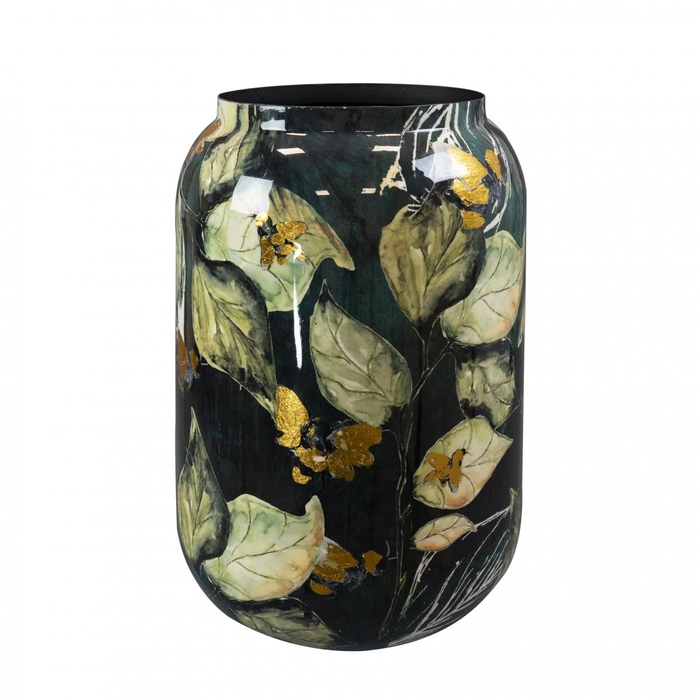 <h4>Metal Bee Green vase d30*42cm</h4>