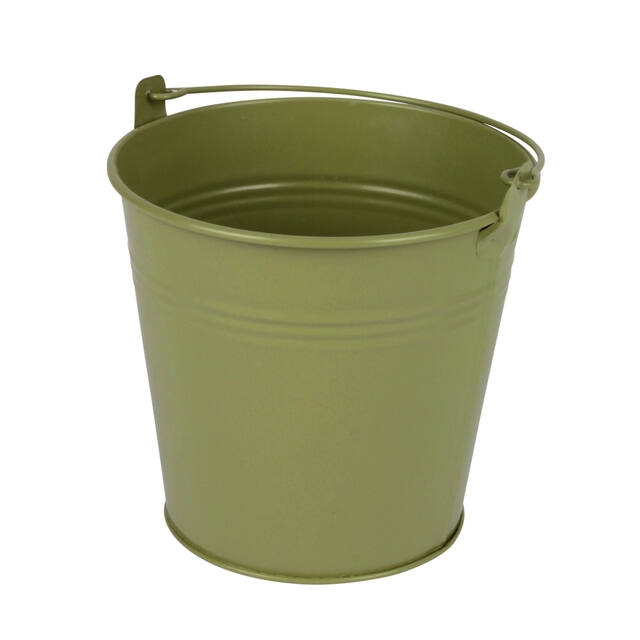 <h4>Bucket Sevilla zinc 11.7xH9cm - ES10.5 green matt</h4>