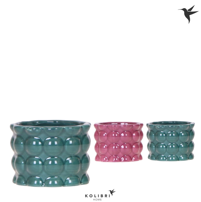 <h4>Kolibri Home Cotton pot green mix</h4>