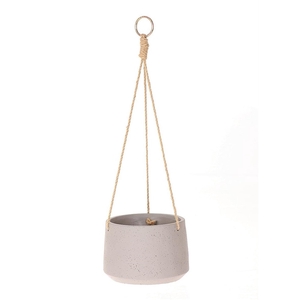 Ceramics Corda hanging pot d19*13cm