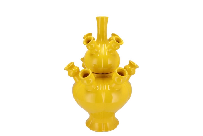 Rotterdam Yellow Vase Set Tulip 25x25x36cm Nm