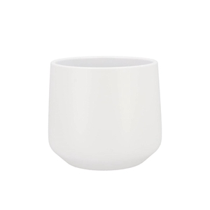 Ceramic White Matt Pot Berlin 16cm
