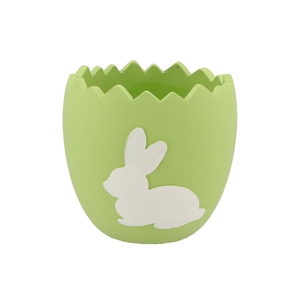 Easter Rabbit Pot Green 17,5x17,5x17cm Nm