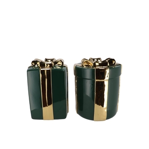 Joy Majestic Dark Green Vase Present 16x20cm