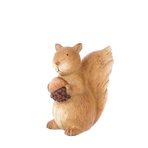 Herfst Deco eekhoorn 16.5*9.5*19cm