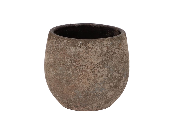 <h4>Bali Indonesian Grey Pot 16x14cm</h4>