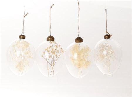 <h4>Deco Hang. Egg Dried Fl White 4 Ass. L10 W8</h4>