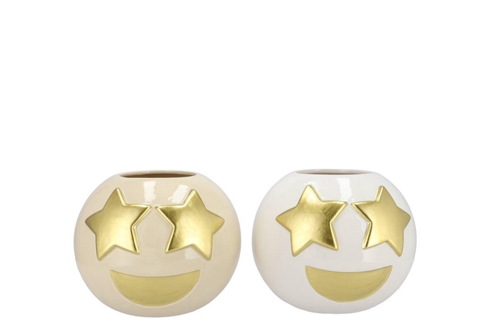 <h4>Smiley Cozy Sand Vase 15x12cm Nm</h4>