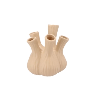 Aglio Mat Sand Vase 17x20cm