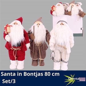 Deco Fig Kerstman H%