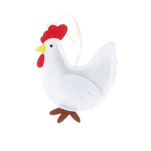 Easter Deco chicken 10*11.5cm