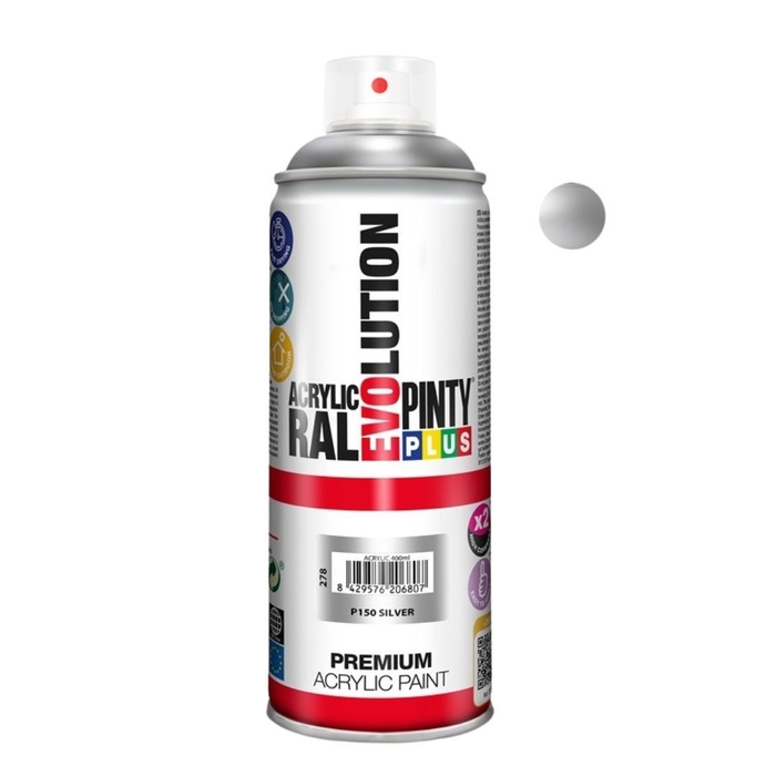 <h4>Decoration Colorspray Silver 400ml</h4>