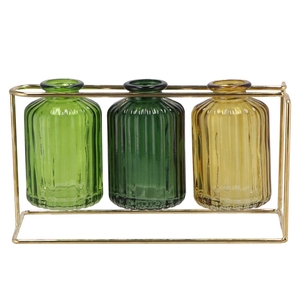 Karakum Forest Green Rack Gold 22x8x12cm