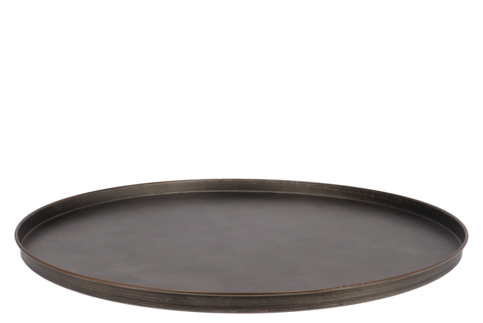 Coaster Bronze Tray Metal 56x56x2cm