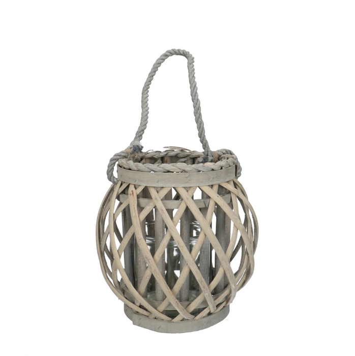 <h4>Lantern Hamada+glass d20*20cm</h4>