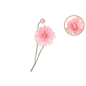 Silk Dahlia Spike Light Pink 78cm Nm