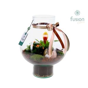 Green Bottle Laura Large met Pasen arrangement