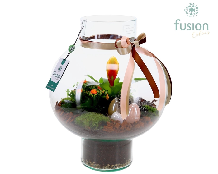 <h4>Green Bottle Laura Large met Pasen arrangement</h4>