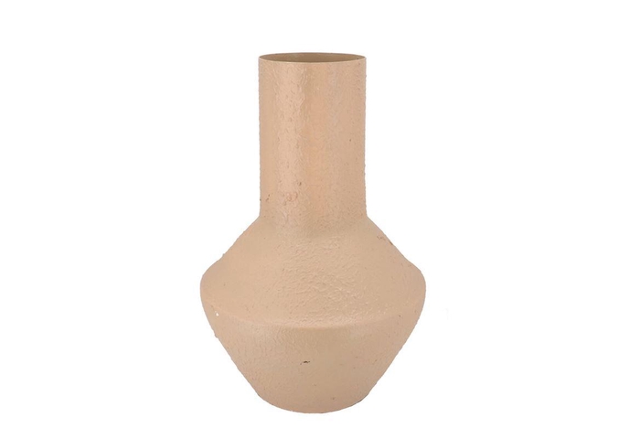 <h4>Fiore Sand Vase Neck Textured Iron 31x31x46cm</h4>