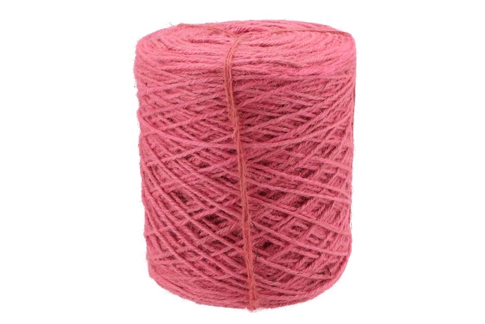 Ribbon Flax Cord Jute Roze 3,5mm 1kg