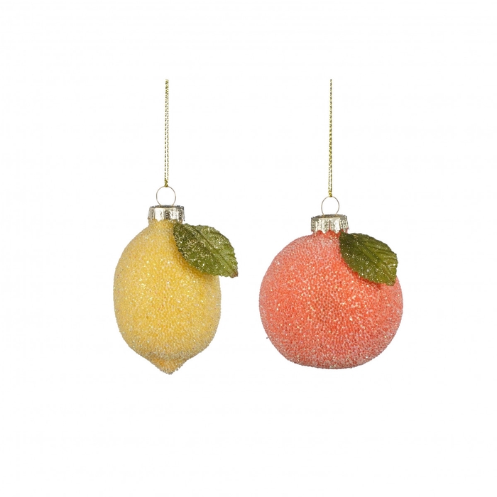 <h4>Kerstbal Citrus d05*8cm</h4>