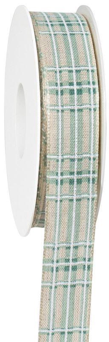 <h4>Lint Tartan draad 25mmx18mt grs/gr.</h4>