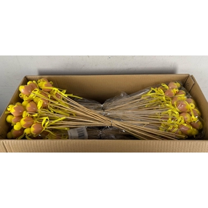 Stick Egg+Chicken+Sisal Yellow