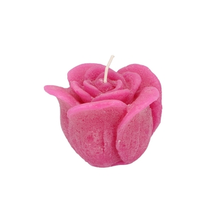 Candle Roos Fuchsia 8x7cm