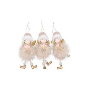 Loulou Sand X-mas Hanger Girl Ass 8x8x19cm