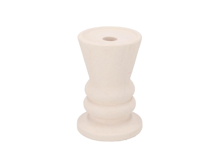 Florence White Candle H 10x10x16cm