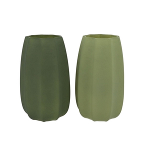 Luxx Majestic Green Vase Arches Ass 20x20x33cm Nm