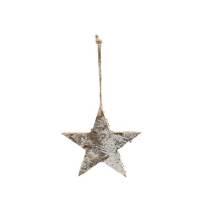 Hanger Snow Star L15w15h1 Grey