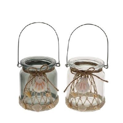 <h4>Maritime Tea light holder Sea d07.5*9cm</h4>