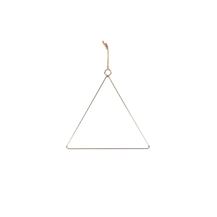 Triangle 20cm metal small SB gold