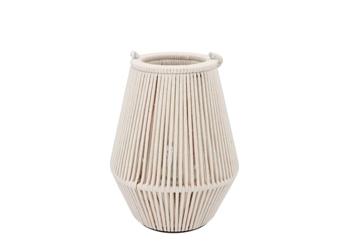 <h4>Cruz White Lantern 12x21x22cm</h4>