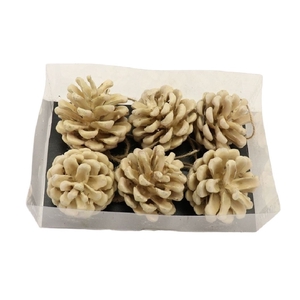 Pine cone Deco hanging pine cone 6cm x6