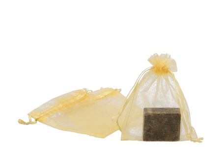 <h4>Amber Organza Zakjes Goud 12x10cm P/100</h4>