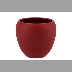 Vinci Red Velvet Flower Pot 17x15cm