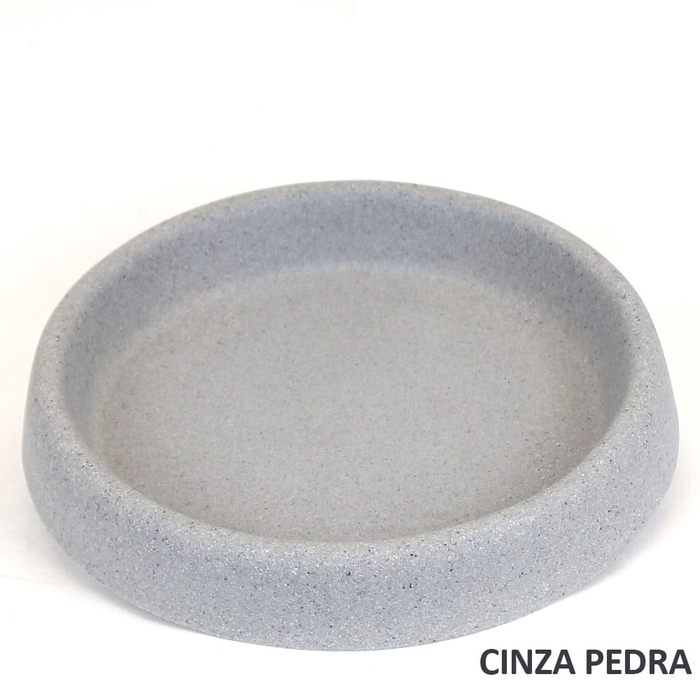 <h4>PRATO REDONDO RISCATTO POLIETILENO N2 AR CINZA PEDRA</h4>